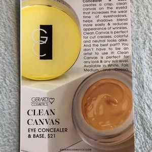 Gerard Clean Canvas Eye Concealer & Base white NIB